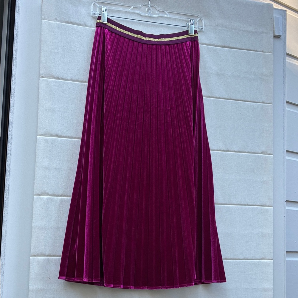 Maeve Vibrant Magenta A-Line Skirt